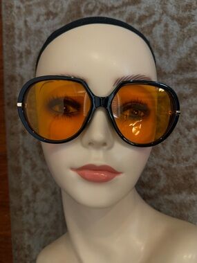 Orange lens sunglasses